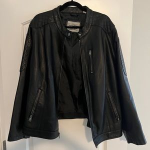 Plus size Levi’s motto faux leather jacket